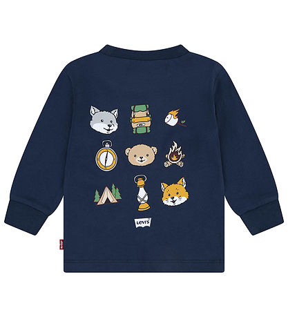 Levis Bluse - Dress Blues m. Print