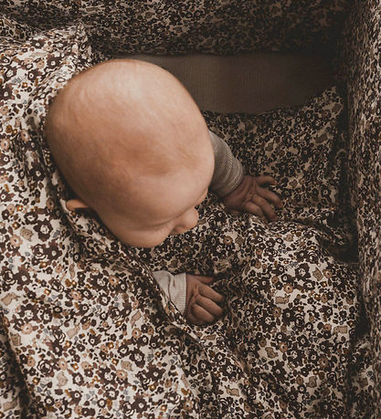 That's Mine Sengetøj - Junior - Levi - Flora Bunnies Rose Taupe