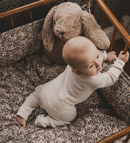 That's Mine Sengetøj - Junior - Levi - Flora Bunnies Rose Taupe