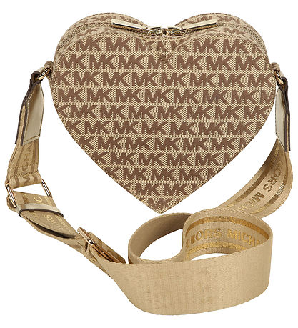Michael Kors Skuldertaske - Stone m. Guld