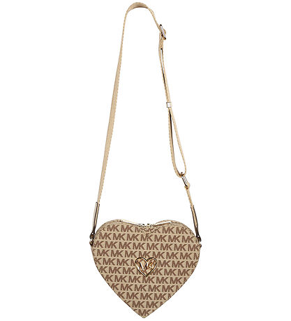 Michael Kors Skuldertaske - Stone m. Guld
