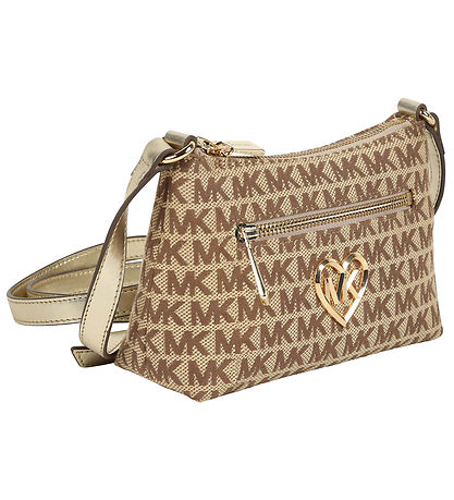 Michael Kors Skuldertaske - Stone m. Guld