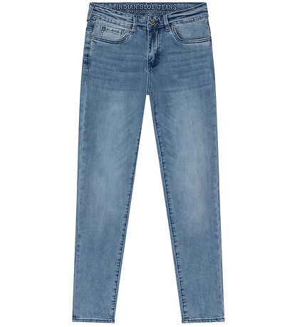 Indian Blue Jeans Jeans - Straight Fit - Used Light Denim