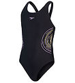 Speedo Badedragt - Placmement - Black/Purple