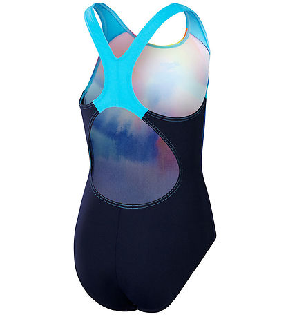 Speedo Badedragt - Digi Placement Splashback - Navy/Blue