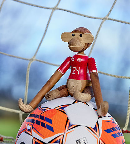 Kay Bojesen Træfigur - Abe - DBU Herre 2024 - Lille - Teak/Limba
