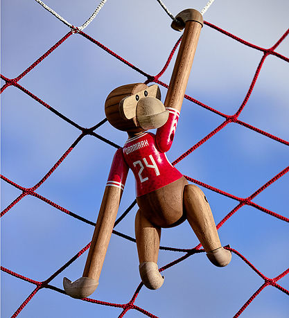 Kay Bojesen Træfigur - Abe - DBU Herre 2024 - Lille - Teak/Limba