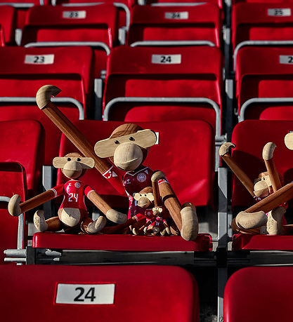 Kay Bojesen Træfigur - Abe - DBU Kvinde 2024 - Lille - Teak/Limb