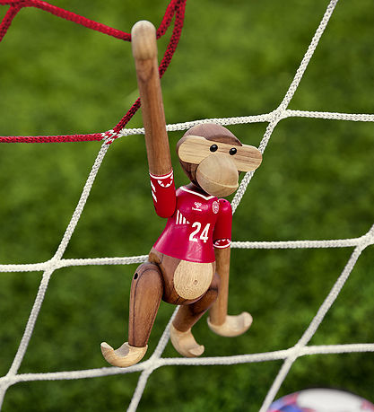 Kay Bojesen Træfigur - Abe - DBU Kvinde 2024 - Lille - Teak/Limb
