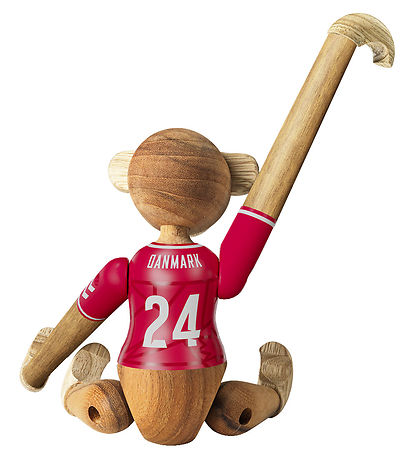 Kay Bojesen Træfigur - Abe - DBU Kvinde 2024 - Mini - Teak/Limba
