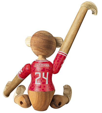 Kay Bojesen Træfigur - Abe - DBU Herre 2024 - Mini - Teak/Limba