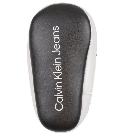 Calvin Klein Sko - Low Cut Velcro - Hvid/Sort
