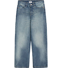 Grunt Jeans - GRWide Low Waist - Blå
