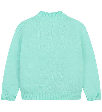 Billieblush Bluse - Strik - Mintgrøn m. Motiv