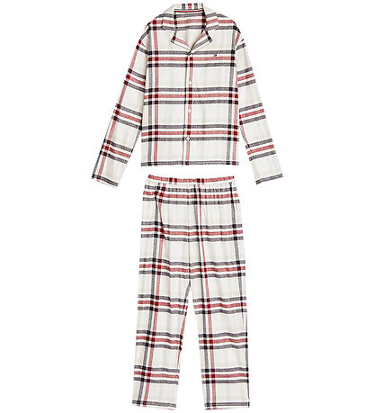 Tommy Hilfiger Nattøj - 2-delt - Heritage Check Ivory