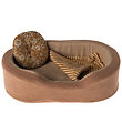 Maileg Dukketilbehør - Cosy Basket - 20x29 cm - Brun