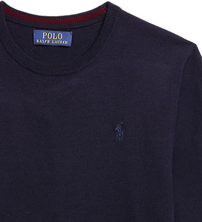 Polo Ralph Lauren Bluse - Uld - Navy