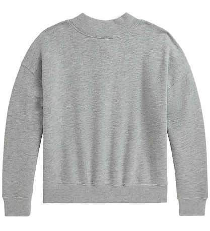 Polo Ralph Lauren Sweatshirt - Gråmeleret m. Print