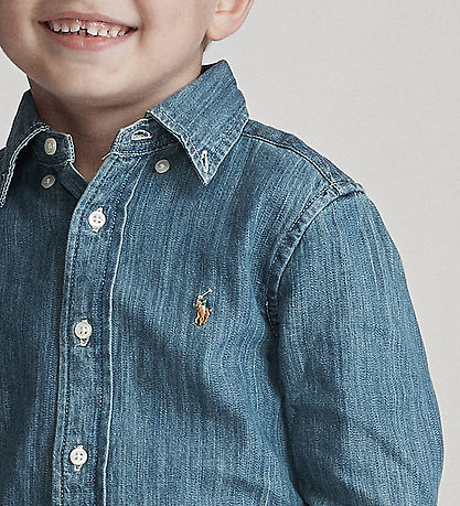 Polo Ralph Lauren Skjorte - Denim - Blå