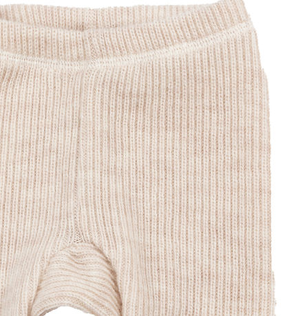 Joha Leggings - Strik - Uld - Creme