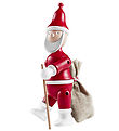 Kay Bojesen Træfigur - Julemand - 20 cm - Rød/Hvid