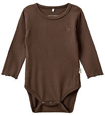 Sofie Schnoor Body l/æ - Rib - Chocolate Brown