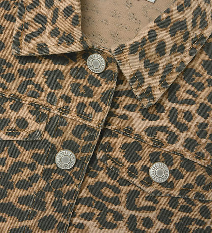 Name It Jakke - NkfOlivia - Silver Mink/Leopard