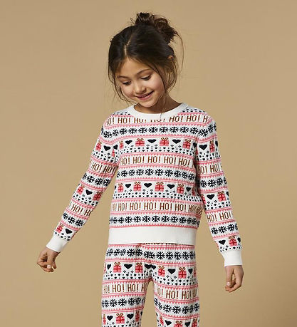 Kids Only Bluse - Strik - KogXmas Present - Cloud Dancer