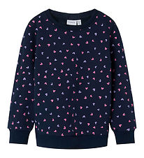 Name It Sweatshirt - Noos - NmfDavina - Dark Sapphire/Heart