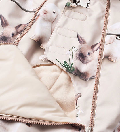 Molo Flyverdragt - Pyxis Fur - Winter Rabbits