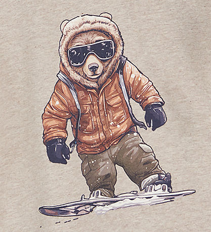 Hust and Claire Sweatshirt - Sejer - Beige Melange m. Bjørn