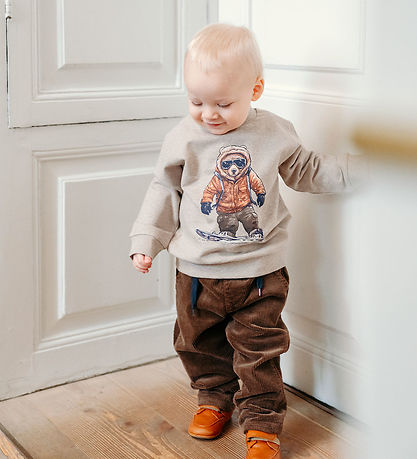 Hust and Claire Sweatshirt - Sejer - Beige Melange m. Bjørn