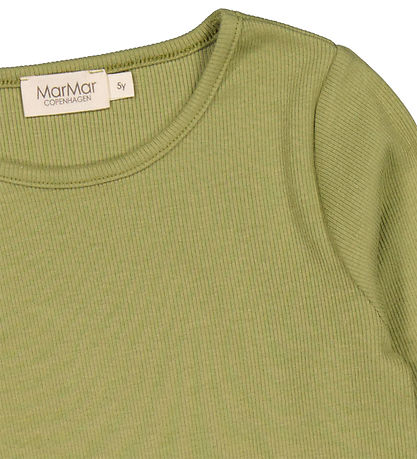 MarMar Bluse - Rib - Modal - Tani - Cedar Green
