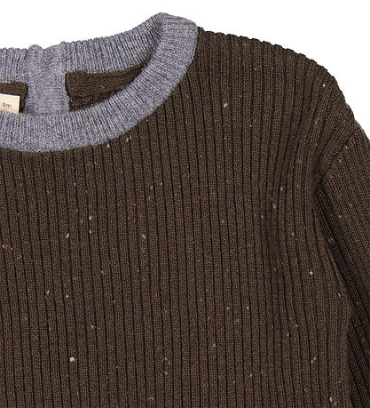 MarMar Bluse - Uld - Rib - Toro - Nori Green Nebs