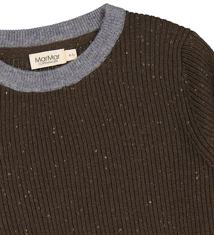 MarMar Bluse - Uld - Rib - Tano - Nori Green Nebs