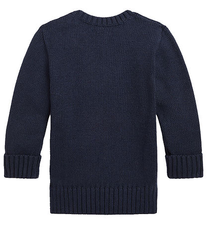 Polo Ralph Lauren Bluse - Strik - Navy m. Bamse