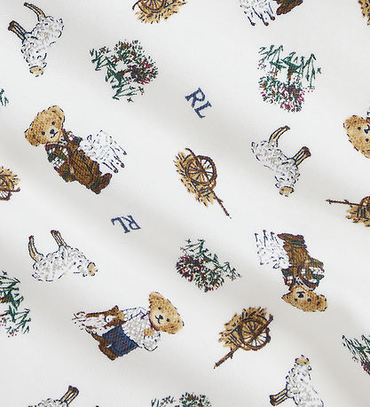 Polo Ralph Lauren Gavesæt - 3 Dele - Hvid/Brun m. Bamser