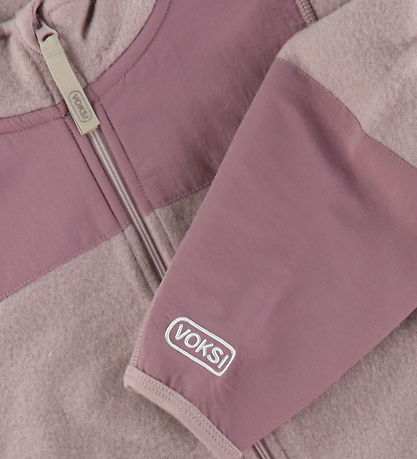 Voksi Fleecejakke - Uld - Soft Grape
