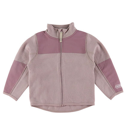 Voksi Fleecejakke - Uld - Soft Grape