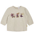 Hust and Claire Blouse - Alma - Beige Melange w. Glitter
