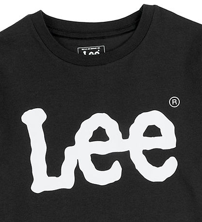 Lee T-shirt - Wobbly Graphic - Sort