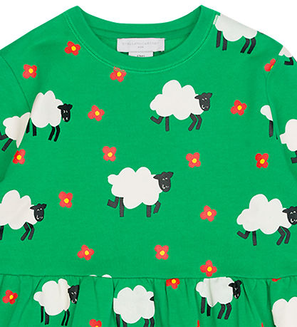 Stella McCartney Kids Sweatkole - Grøn m. Får