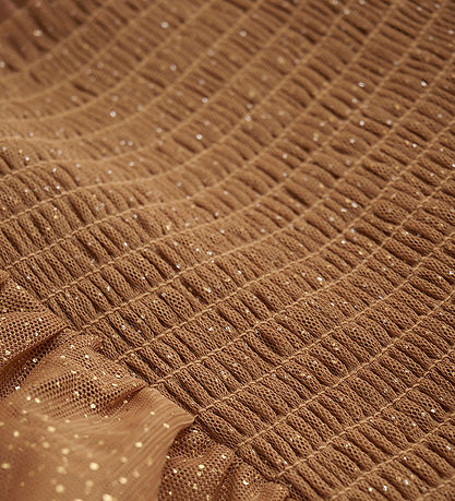 Minymo Kjole - Mesh m. Glitter - Thrush