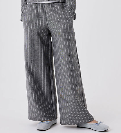 Name It Bukser - NkfOlaise - Grey Melange