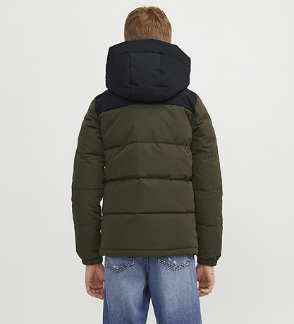 Jack & Jones Dynejakke - JJEOtto - Rosin/Black Blocking/Black Pr