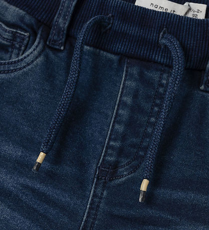 Name It Jeans - Fleece - NmmBen - Dark Blue Denim