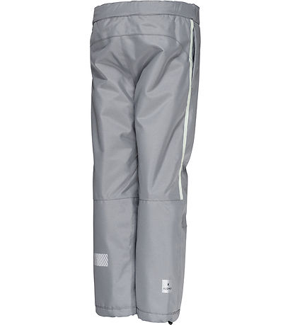 ILDHU Skibukser - Norly - Light Grey m. Selvlysende Reflekser