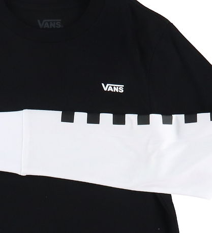 Vans Bluse - Long Check Twofer - Sort
