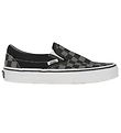Vans Sko - Classic Slip-On - Checkerboard - Sort/Pewter 