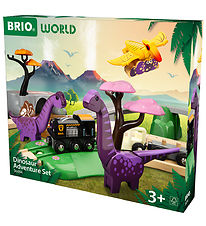 BRIO World Tågbanaset m. Dinosaurier - 21 Delar - 36094
